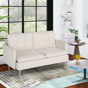Modern Loveseat Sofa for Small Space Tufted Cushions Soft Sectional 2-Seat Couch for Living Room, Office, Apartment