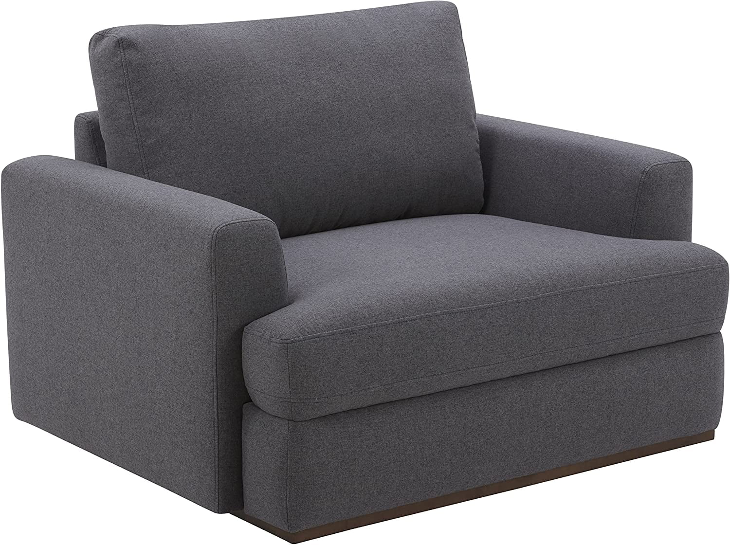Modern Loveseat Sofa with Underseat Storage 63.8”W Chalk
