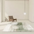 thumbnail image 1 of H&D Modern Low Pile Area Rug, Green, Square, 5*8, Washable, Non-Slip, 1 of 10