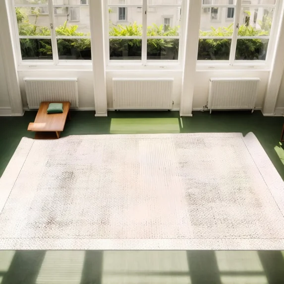 H&D Modern Low Pile Area Rug, Other Color, 2 x 3