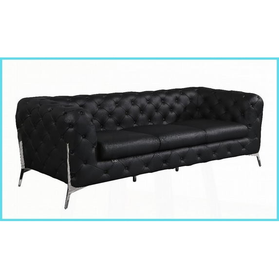 Modern Luxury 100% Italian Top Grain Leather Power Reclining Living Room Sofa