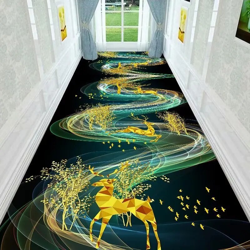 Modern Luxury Long Corridor Carpets Hallway Decoration Home Carpets for