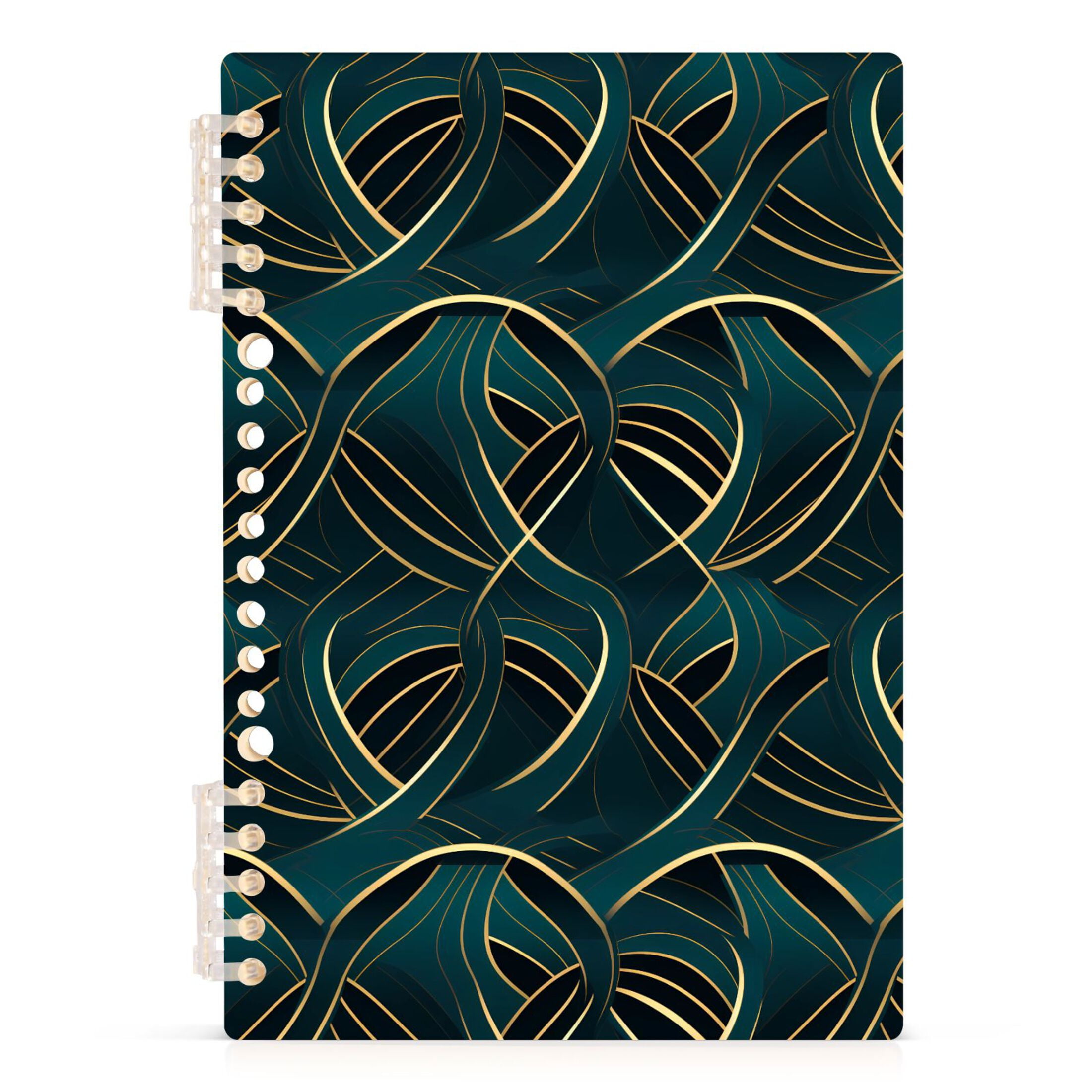 Bright Pattern Notebooks Modern Luxury Pattern Notebooks 1-subject Journal 60 Sheets A5 College ...