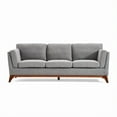 thumbnail image 1 of Modern Luxury Sofa by Black & White Furniture (Grey) - Beautifully Crafted Furniture Perfect for Houses, Condos and Apartment – Easy Assembly, 1 of 7