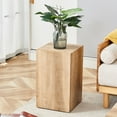 thumbnail image 1 of Modern MDF Rectangular coffee table with light wood color texture patterns for living room, 1 of 15