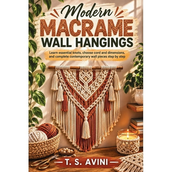 Modern Macrame Wall Hangings: A beginner-friendly guide to essential ...
