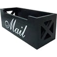 thumbnail image 1 of Modern Mail Holder For Desk, Wood Letter Organizer Sorter Envelope Organizer Bill Filling Rack Wood Mail Basket Magazine Holder For Home Office, 1 of 7