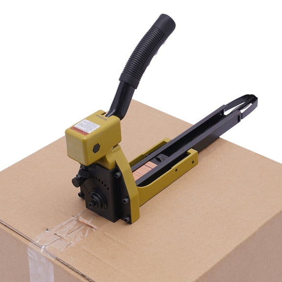 Modern Manual Carton Box Closing Stapler Nailer 1-3/8" Crown Sealer Closer W/ Staples Adjustable