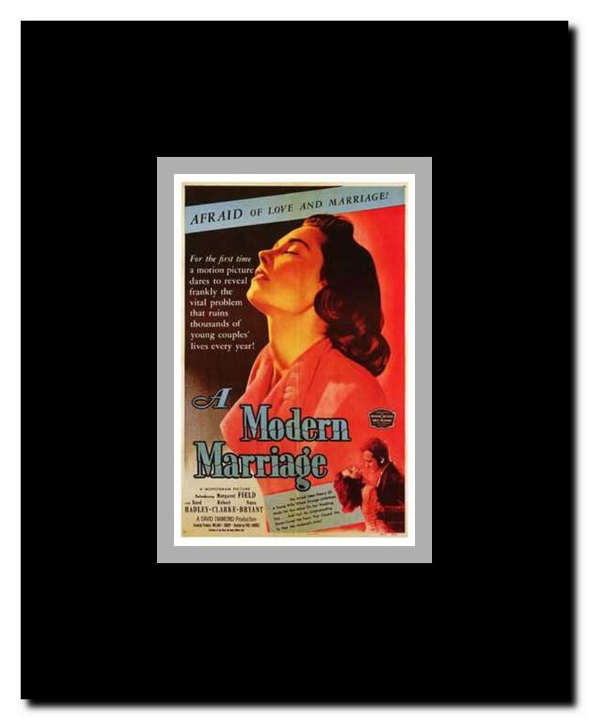 Modern Marriage a Framed Movie Poster