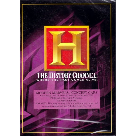 Modern Marvels: Concept Cars DVD from the History Channel: Where the Past Comes Alive