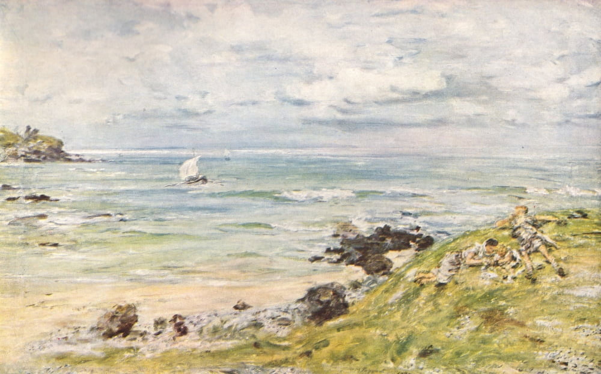 Modern Masterpieces nd Coming of St Columba Canvas Art - William McTaggart (18 x 24)