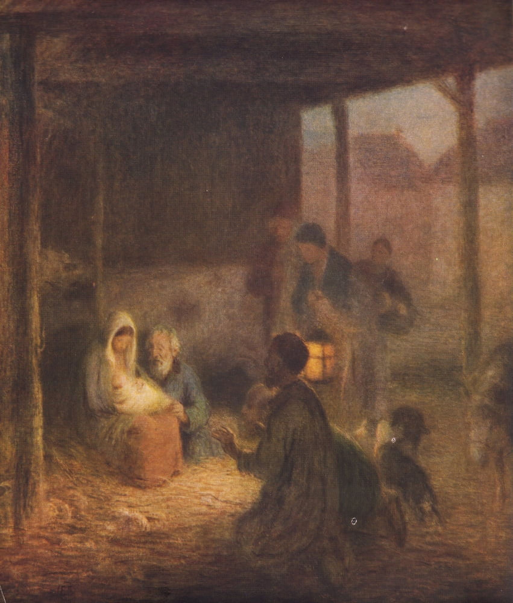 Modern Masterpieces nd There was no room at the inn Canvas Art - Edward Stott (18 x 24)