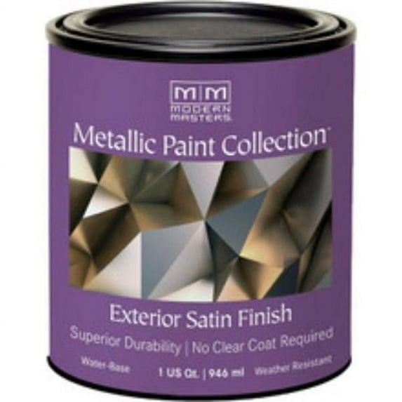 Modern Masters 337179 1 gal Exterior Metallic Paint, Brass Monkey