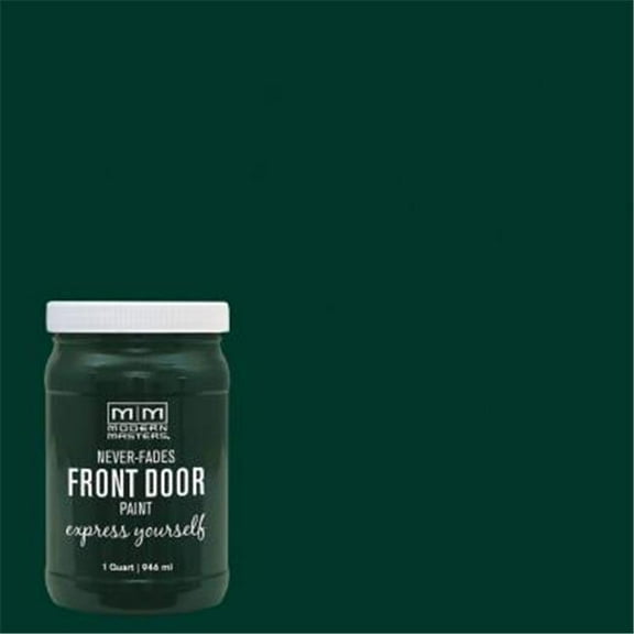 Modern Masters Front Door Paint Satin Acrylic - Vibrant Green - 1 Qt