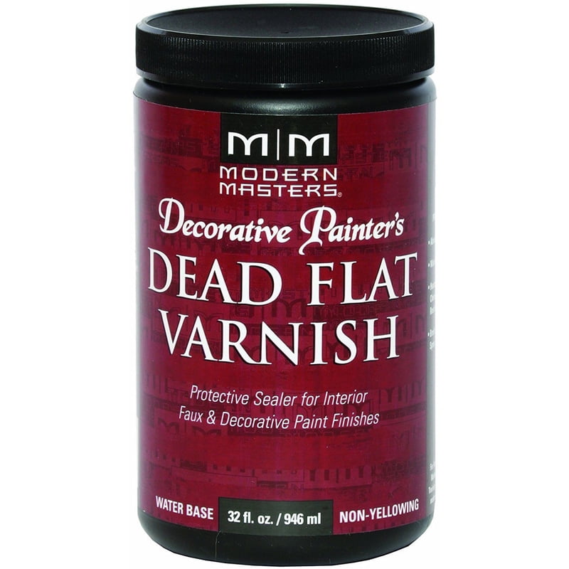 Modern Masters DP60932 Interior Dead Flat Varnish, 32 Oz