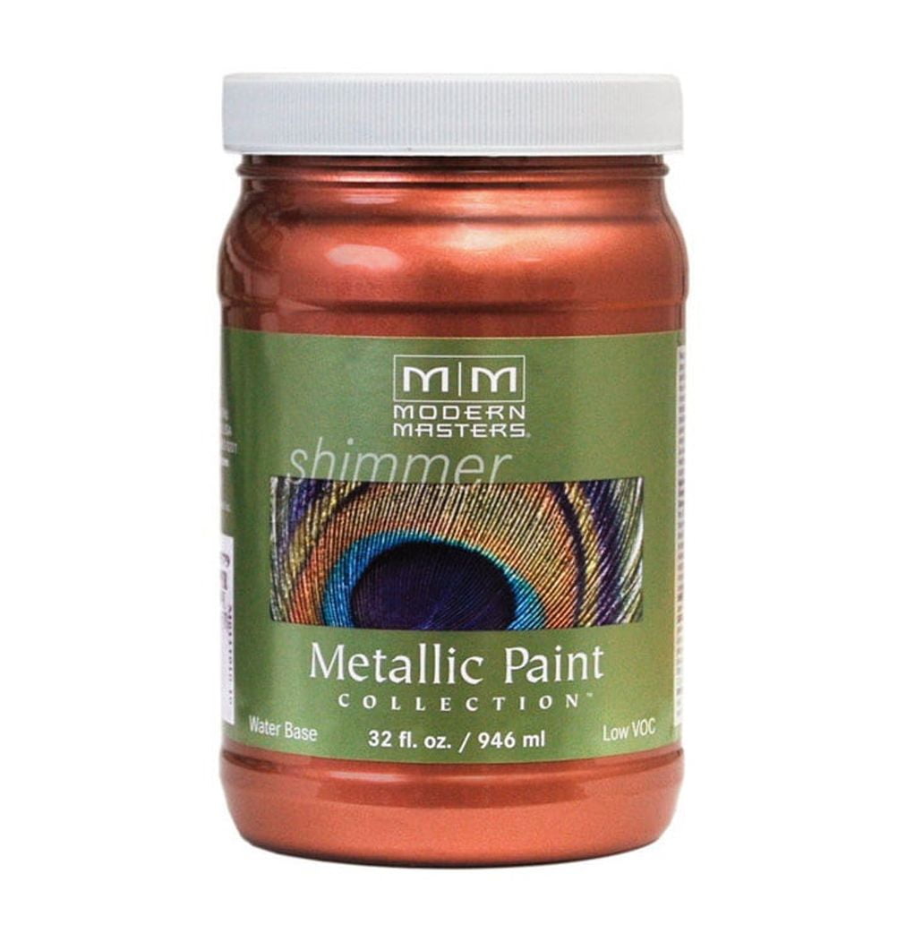 qt Modern Masters ME195 Copper Metallic Paint Collection, Satin Water-Based Decorative Metallic Paint