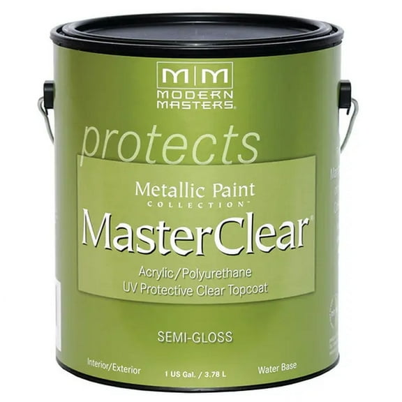 1 gal Modern Masters ME662 Clear MasterClear Protective Clear Topcoat, Semi-Gloss