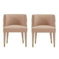 thumbnail image 1 of Manhattan Comfort Maya Dining Chair with Solid Wood Frame in Cream - Set of 2, 1 of 2