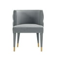 thumbnail image 1 of Manhattan Comfort Maya Dining Chair with Solid Wood Frame in Gray, 1 of 7