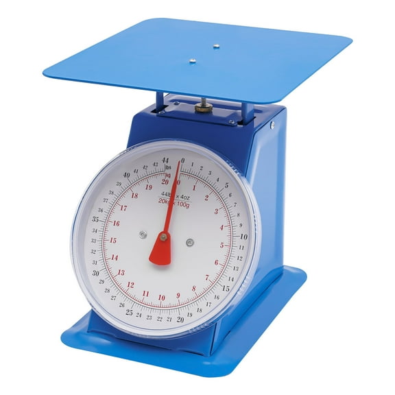 Modern Mechanical Scale Industrial Portion-Control Mechanical Dial Scale Tabletop Blue kg/lbs