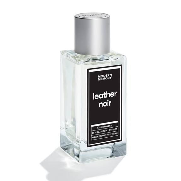 Modern Memory Leather Noir Eau de Toilette for Men, 2.5 fl oz - Notes of Cardamom, Jasmine, Amber & Moss