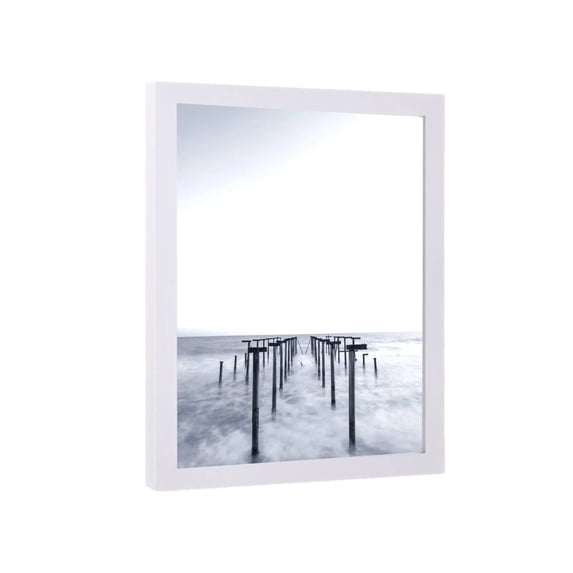 Modern Memory Design 3" x 3" Wood Picture Frame, White