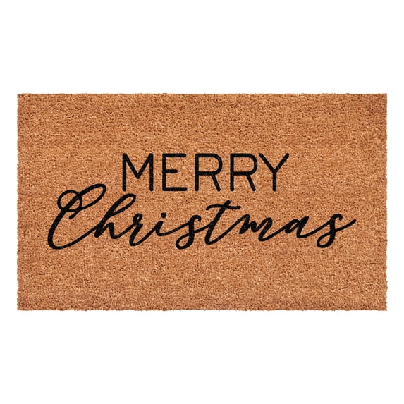 Modern Merry Christmas Doormat,36"x72"