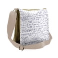 thumbnail image 1 of Modern Messenger Bag, Student Geometry, Unisex Cross-body, by Ambesonne, 1 of 2