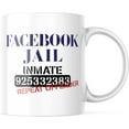 thumbnail image 1 of Modern Metal Designs Facebook Jail Repeat Offender Mug - Coffee Cup - 11 oz - CM500, 1 of 7