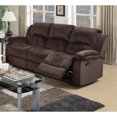 thumbnail image 1 of Modern Metal Reclining In Chocolate Suede With Extra Padding For Living Space Contemporary Recliner & Frame Comfort, 1 of 6