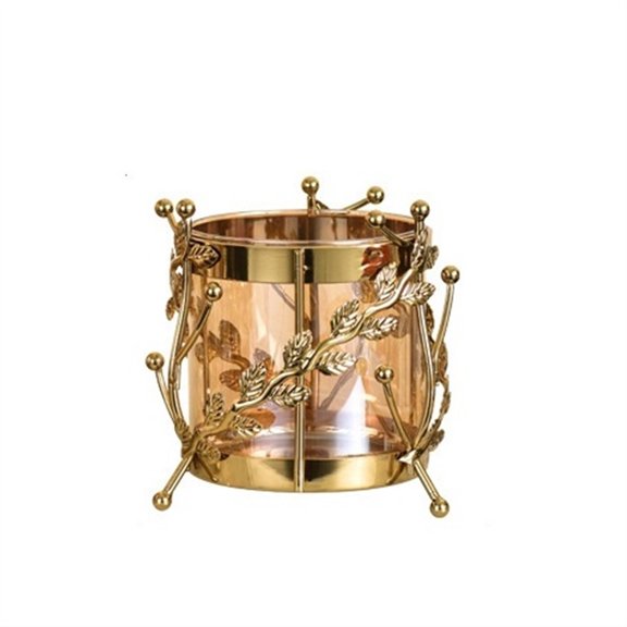 Modern Metal Vase Table Decoration Dry Flower Arrangement Wine Cabinet Decoration Home Decor Terrarium Glass Vase