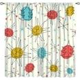 thumbnail image 1 of Modern Mid Century Curtains, Colorful Mid Century Abstract Background Printed Pattern Window Treatments for Bedroom Living Room Kitchen Blackout Curtains42X63 Inch, Style-1, 1 of 6