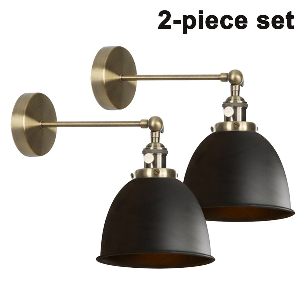 Modern Mini with Metal Shade Wall Lighting Wall Lights Vintage Industrial Loft Wall Lights ...