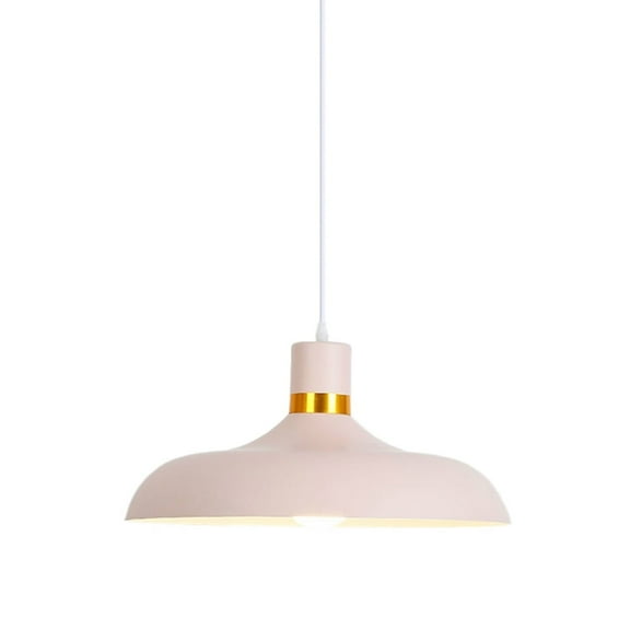 Modern Minimalism Colorful Pendant Light Fixture, Simple Metal Aluminum Pendant Lighting, Retro Farmhouse Pendant Lamp, Pendant Light for Over Dining Room Table Kitchen Island Cafe