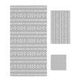 Modern Minimalist Bath Towels Set of 3 with Bath Towel Hand Towel ...