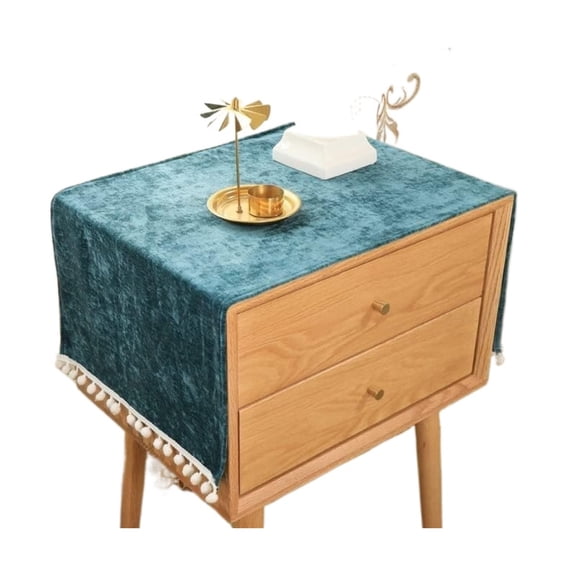 Modern Minimalist Bedside Table Cover Cloth dust Cover, Suitable for Microwave Oven Cover Towel Coffee Table Bedside Table Table Cloth Cushion