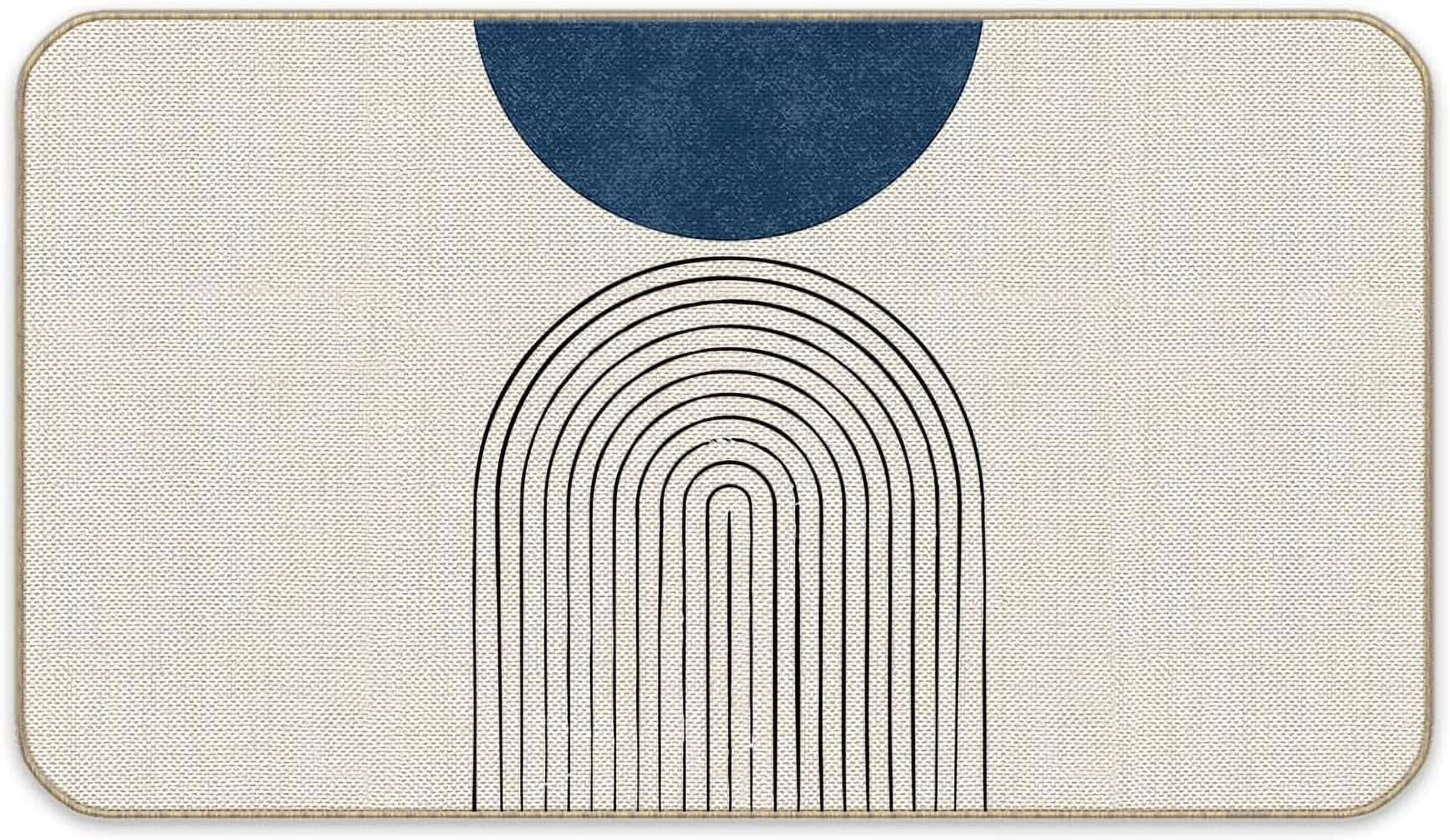Modern Minimalist Boho Outside Inside Door Mat, Boho Door Mat Outdoor, Boho Welcome Mat, Boho Front Door Mat Outside Entrance, Boho Indoor Door Mats for Entryway, 17x30