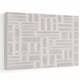 thumbnail image 1 of Modern Minimalist Canvas Wall Art, Neutral Grey Beige Abstract Block Wall Art Prints Artwork Framed Canvas Ready to Hang Art Pictures for Bathroom, Dressing Table, Entryway 12" x 8", 1 of 9