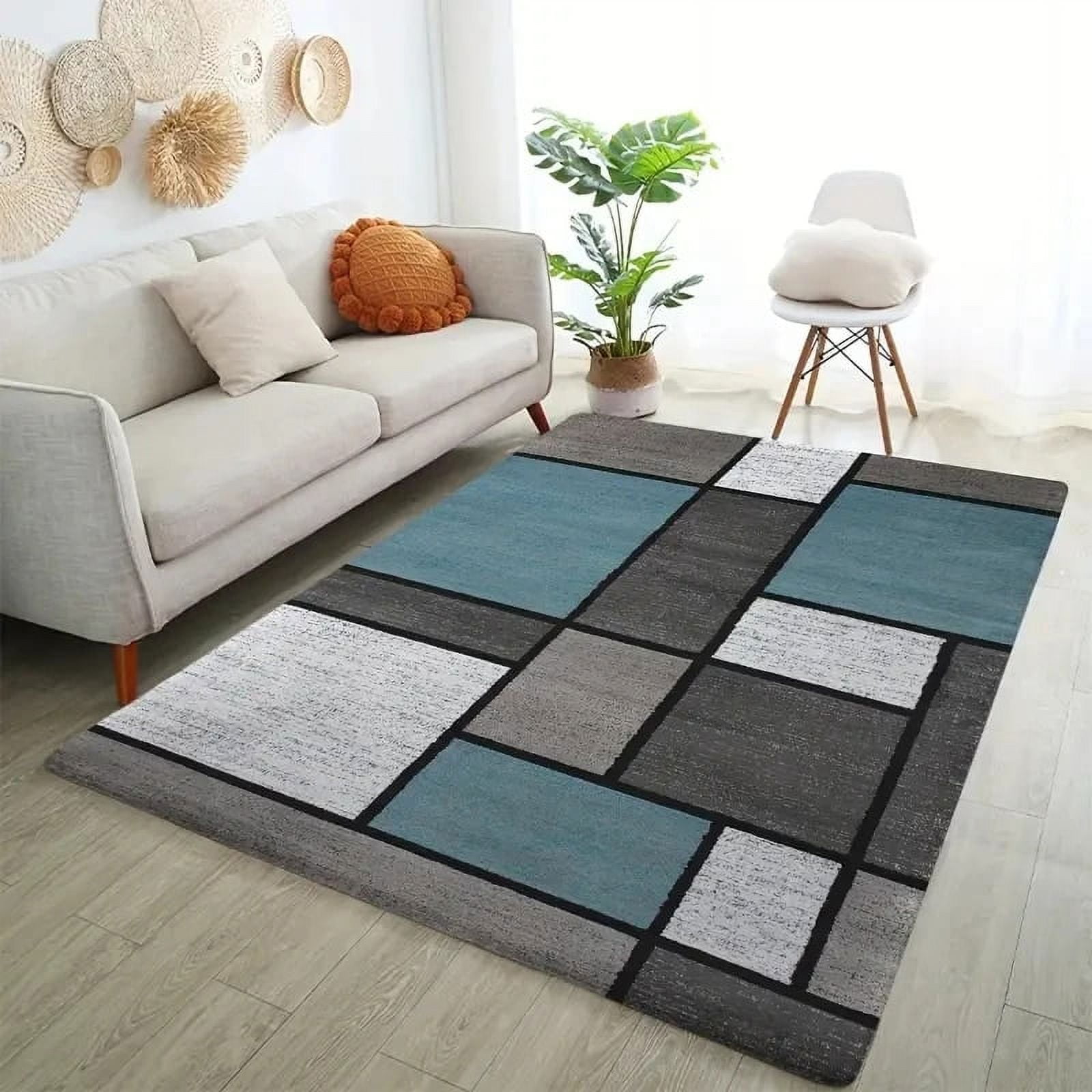 Modern Minimalist Carpet for Living Room Decor Bedroom Bedside Nonslip