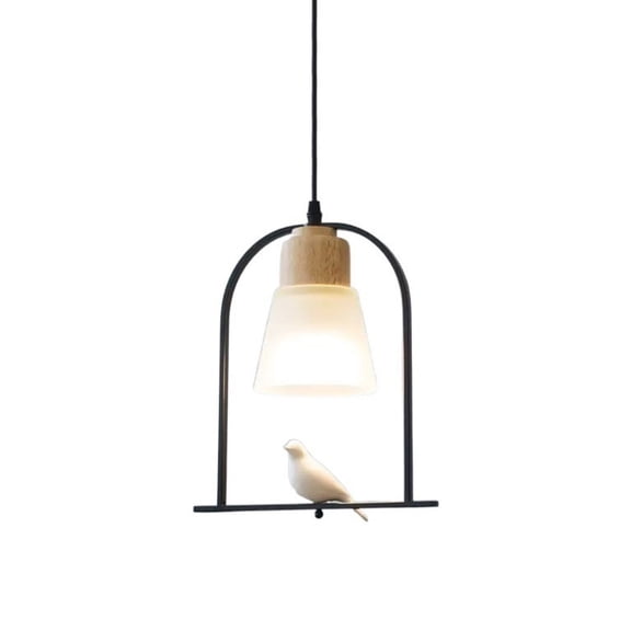 Modern Minimalist Chandelier Restaurant Single Head Decorative Chandelier Bedroom Bedside Lighting Chandelier
