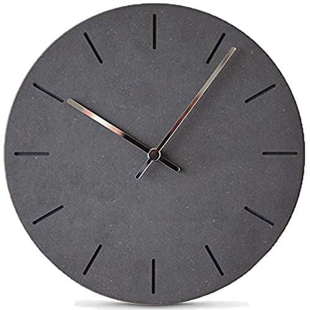 Modern Minimalist Concrete Collection Silent Wall Clock