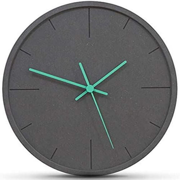 Modern Minimalist Concrete Collection Silent Wall Clock