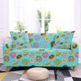 thumbnail image 1 of Modern Minimalist Donut Food Cartoon Printed Sofa Cover Home Sofa Elastic Dustproof and Wrinkle Resistant Sofa Universal, 1 of 6
