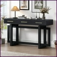 thumbnail image 1 of Modern Minimalist MDF Coffee Table with 3 Drawers - Functional Storage for Living Room Entryway, Easy Assembly, 1 of 13