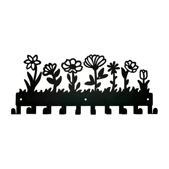 Modern Minimalist Metal Wall Mount Hook Rack, Versatile Storage Hanger for Organizing, Multi-Purpose Rack for Hats Coats and Bags, Wall Mounted Decor for Entryway Living Room Office