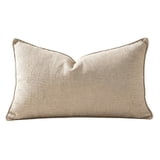 Inside Colours Modern Minimalist Rectangular Throw Pillow, Solid Color Decorative ...