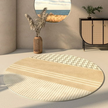 Modern Minimalist Round Carpets for Living Room ration Rugs for Bedroom r Plush Carpet Home Thick and Fluffy Area Rug