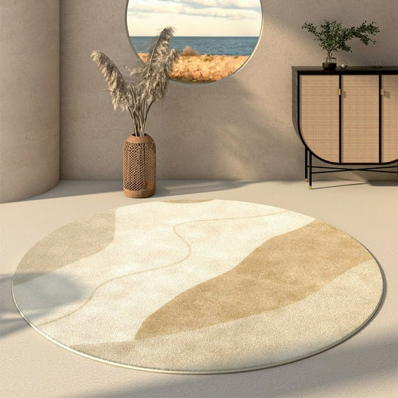 Modern Minimalist Round Carpets for Living Room ration Rugs for Bedroom r Plush Carpet Home Thick and Fluffy Area Rug