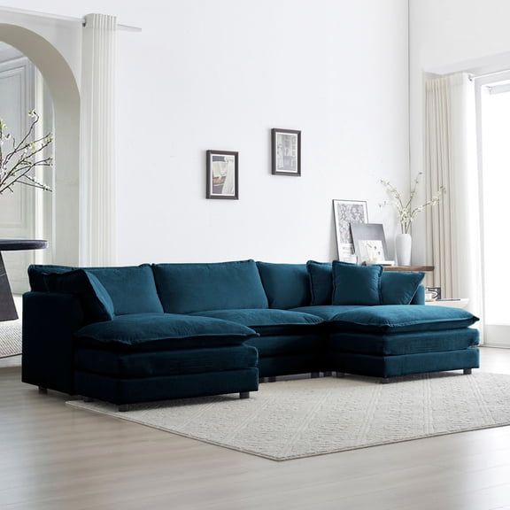 Modern Minimalist U-Shaped Sectional / Design Your Ideal Home Theater