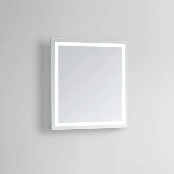 Modern Mirrors Aura Lighted Bathroom Vanity Mirror with Daylight LED Lighting and Dimmer Switch